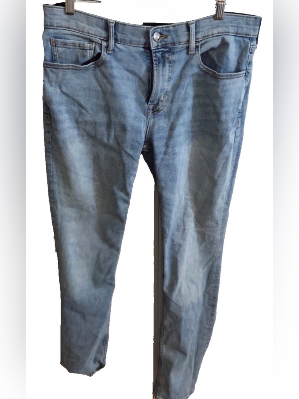 Old Navy Slim Fit with Built in Flex Light Wash Blue Jeans 32 x 30 5 Pockets